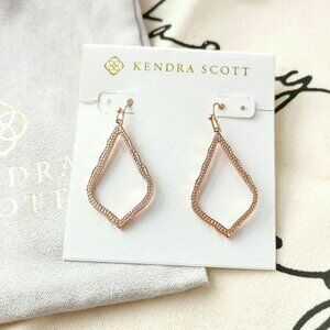 Kendra Scott Drop Earrings - Sophia - Rose Gold